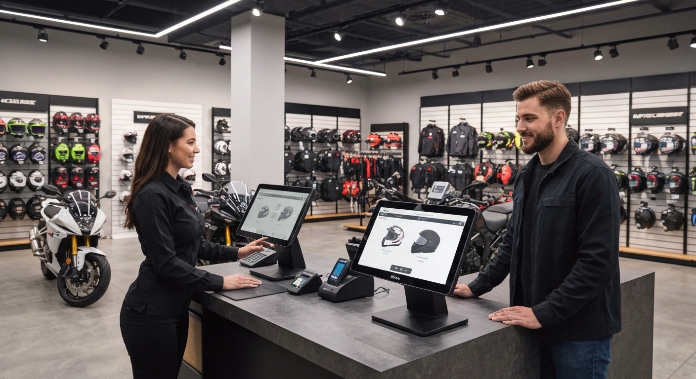 TPV para tiendas de moto